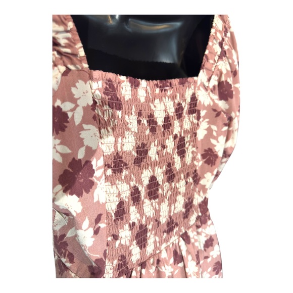 LUSH Pink Floral Midi Dress Size S - Picture 8 of 10
